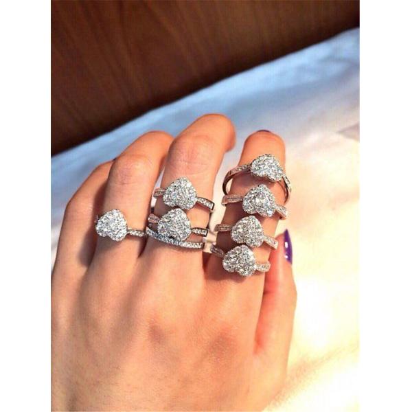 T Love diamond ring ring 18k gold white gold yellow gold rose gold diamond  ring