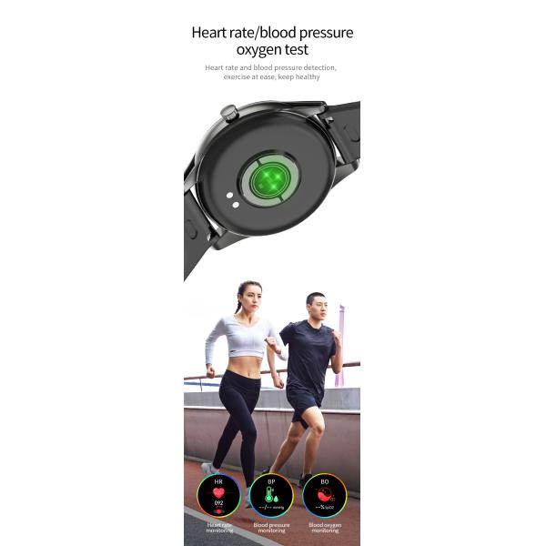 Тариф сердца мониторов Smartwatch здоровья IP67 отслеживая с Bluetooth 5,0 BLE