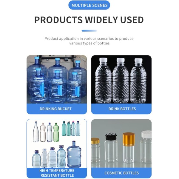Pet bottle blowing machine Bottle Blow Moulding Machine Water Cooling System Suitable for Beverage Bottle Oil Bottle Water Bottle Production