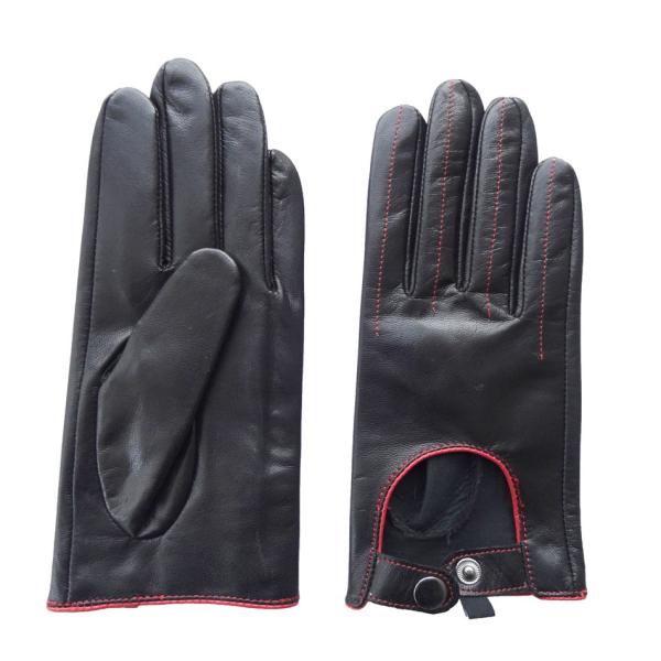 Durable Leather Winter Gloves , Custom Made Leather Gloves For Motorcycle