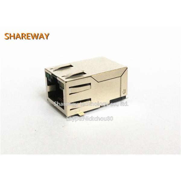 Connecteur Rj45 femelle magnétique d'Ethernet douille de 90 degrés