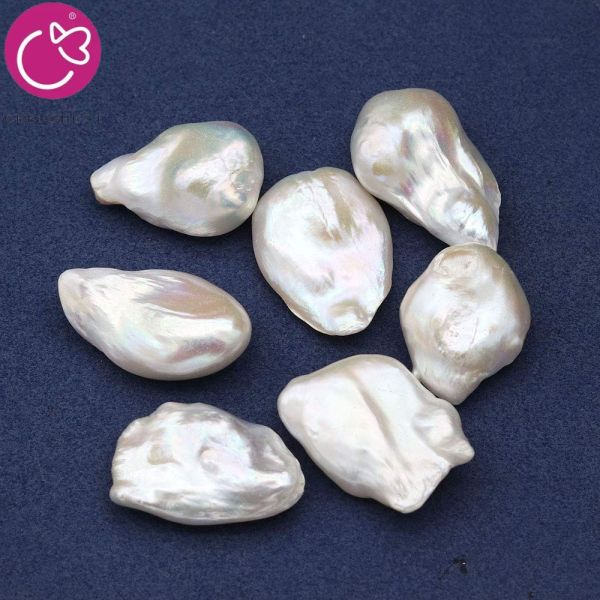 Natural Freshwater Pearl Strand Irregular Shape Baroque Pearl Bead for DIY Earrings Jewelry Making Bracelet Necklace Pendant
