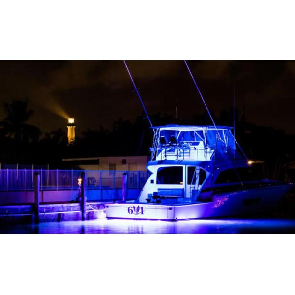 336 Luminous Flux Amber Purple Blue Marine Underwater Lights For Docks