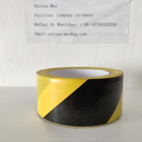 Antistatic Safety Warning PVC Floor Marking Tape With Strong Adhesion