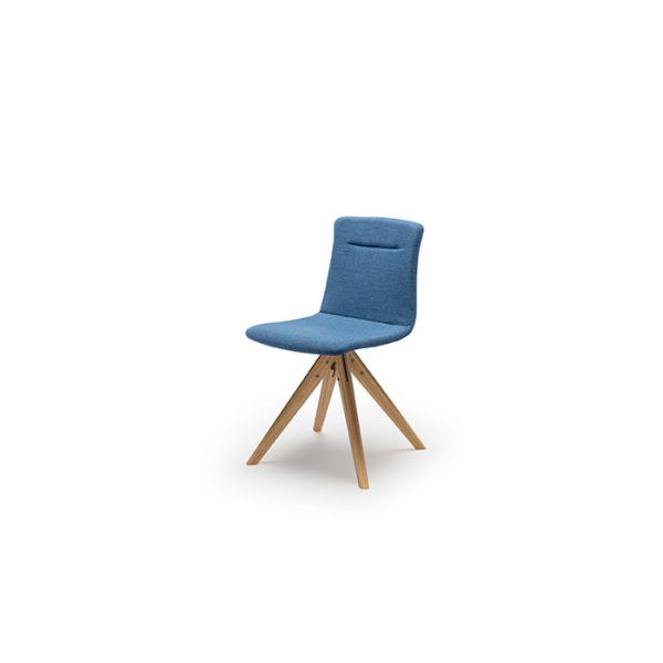 Rotating Padded Meeting Room Chairs Solid Beech Wood Base For Dining And Cafe
