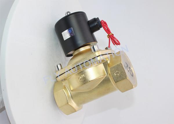 UW-50 Electric Water Valve Normally Closed 2W G2 Brass 2/2 Way AC220V UNID