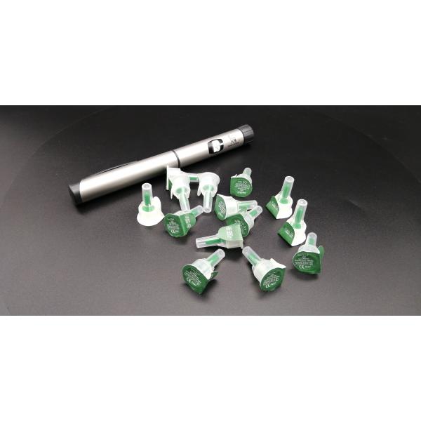 Стерильная безболезненная инсулиновая ручка безопасность иглы прочная длина 4 мм - 12 мм