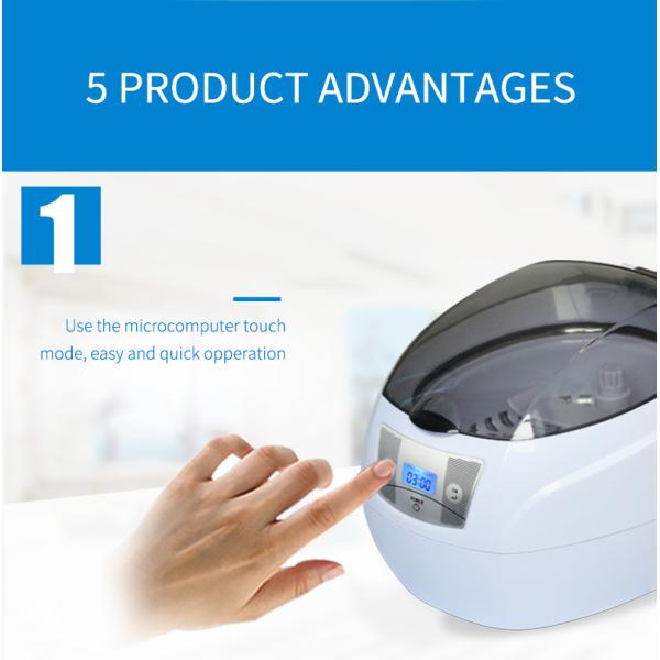Skymen 0.75Liters Mini Ultrasonic Cleaner For Beauty Tools