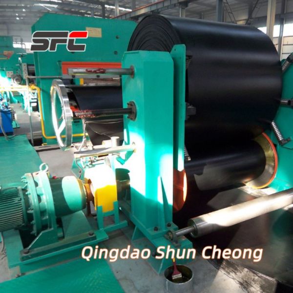 PLC Control Conveyor Belt Vulcanizing Machine with 400mm Cylinder Stroke and Customizable Cooling Cycles