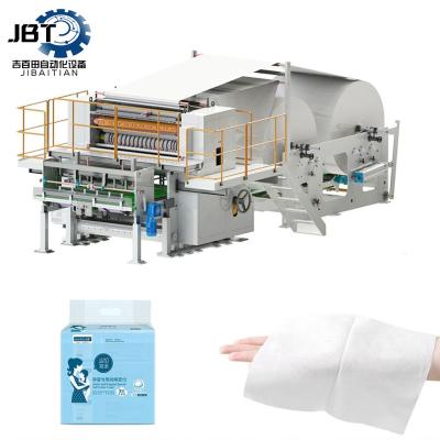 High Efficiency Electric Laser Facial Tissue Folding Machine For Customization