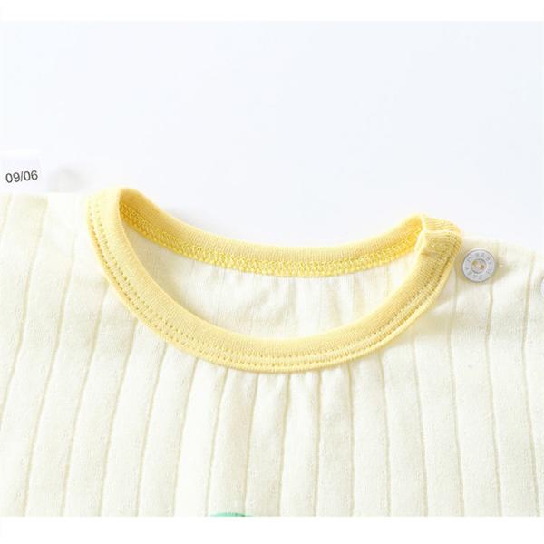 Children 135cm Quick Dry Cotton Long Sleeve Pj Top Pajamas For Toddlers