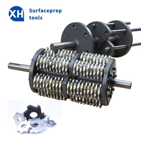 Von Arx FR200 Concrete Floor Scarifier Drum with Carbide TCT Cutters for Surface Profiling