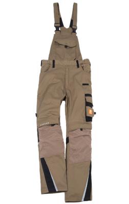 TC Fabric Work Bib Pants , 250gsm Light Weight Mens Work Apparel For Outdoor