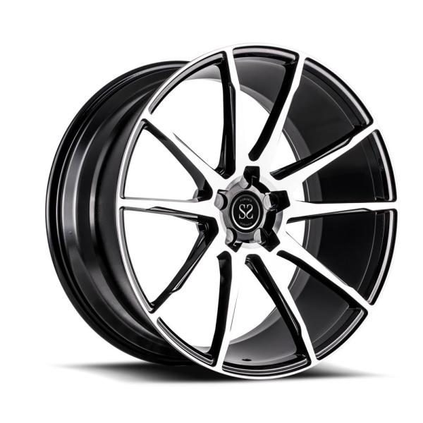 22 Inch Polish 2 Piece Forged Rims For Camaro Black