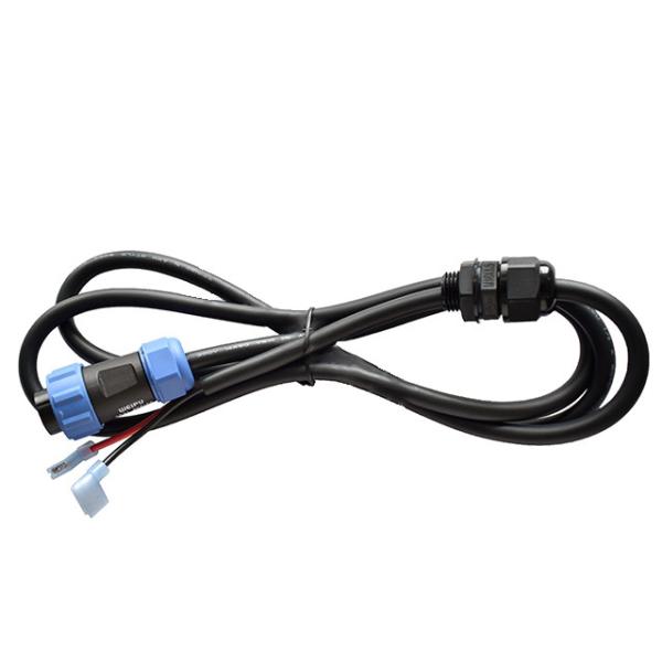 Cable isolado resistente a UV Plug preto 500mm PV Cable Harness 300V IP67 UL2464