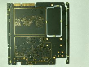 OEM Chip Communication PCB 0.15mm Dirll Holes Custom Shape Size High Precision