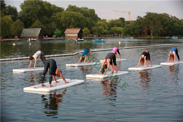 Customized Size Aqua Yoga Mat For Pool Logo Printable Wear Resistance
