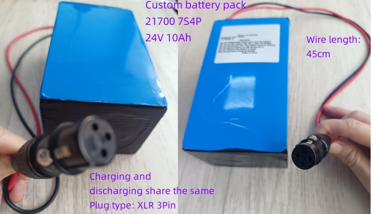 Custom Battery Pack 18650 7s4p 24V 10ah Battery for Golf Trolley