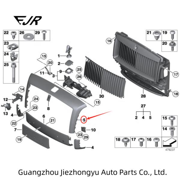 Автомобильные комплектующие Rolls Royce Радиаторная решетка для серии Ghost 2009-2014
