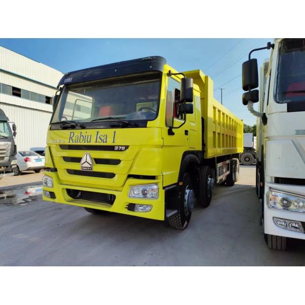 Дизайн радиальных шин Подержанный Sinotruk HOWO 8*4 Дамп-Трак с двигателем емкостью 6-8 л