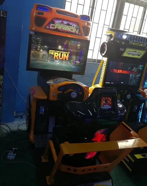 NFS Car Racing Game Machine Support English Language With Stereophonic Sound Effects