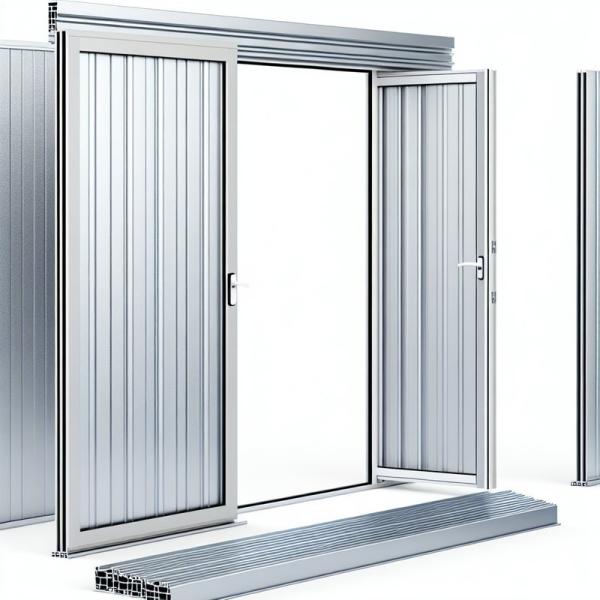 Customizable Aluminum Sliding Door with Glass for Construction