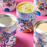 Tubo de papel para helado, envase de helado, tubo de papel para alimentos con tapa de hojalata, tubo de papel para helado