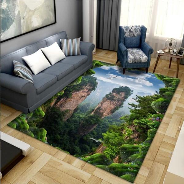 Beautiful Scenery Household Bedroom Living Room Floor Carpet Special Style