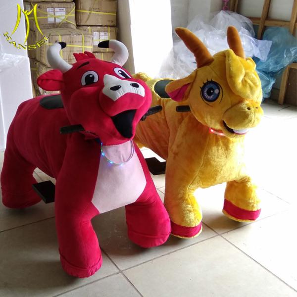 Hansel  mechanical ride on horse for four wheels animal mall rides
