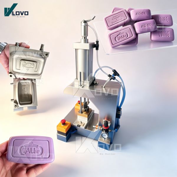 Automatic Hand Soap Press Machine Handmade Soap Stamping Equipment