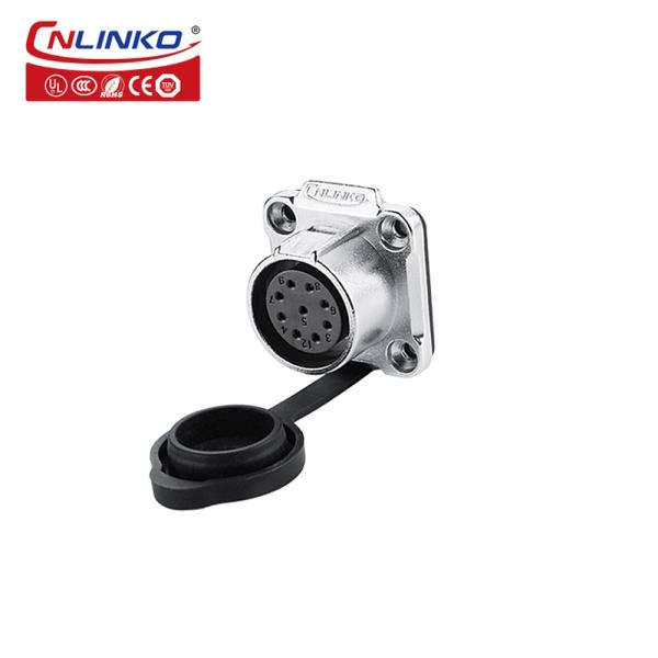 CNLINKO M20 Round Waterproof Auto Connector Male Female Electrical Power 9 Pin Connector