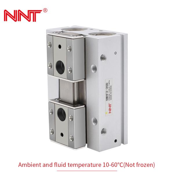 Long Stroke Rail Slim Finger Gripper MHF2 NNT 10-60℃ Cylinder