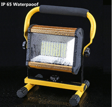 Переносные 50 Вт наружные светодиоды перезаряжаемые промышленные светодиодные светодиоды батарея питается для наружного освещения, кемпинга