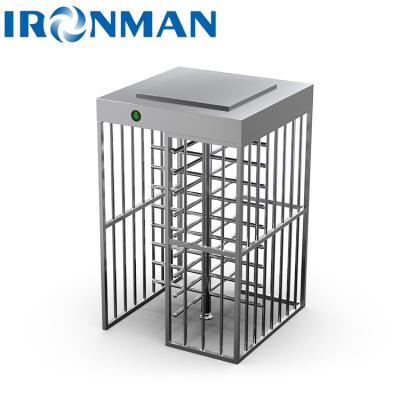Semi Auto Full Height Turnstile Gate 110V 50Hz 30-40 Persons/Minute