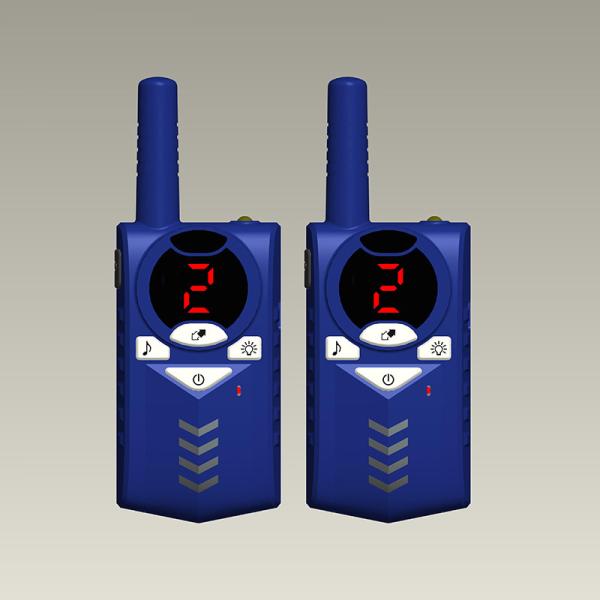 Frequência ultraelevada em dois sentidos bonito plástica 3-5km do Walkietalkie a pilhas para meninos/presentes das meninas