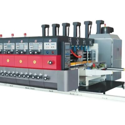 Advanced Corrugated Carton Box Flexo Two Colour Printer Slotter Rotary Die Cutter Machine