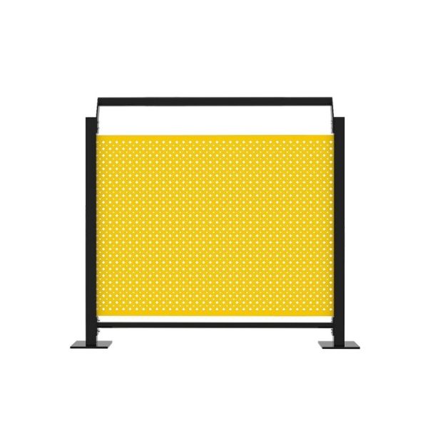 Perforated Metal Punched Plate Warehouse Fence For Separation