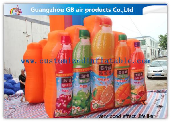 Trade Show Custom Inflatable Arch With High Temperature Heatseal 14m Span