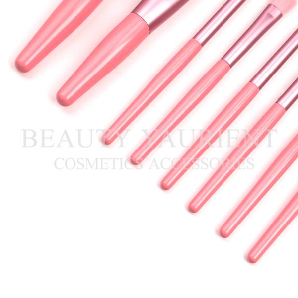 Anti Bac 8 Piece Makeup Brush Set PBT Hair Travel Makeup Brush Set