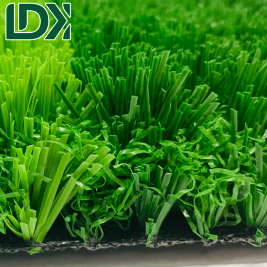 Double Green Artificial Grass Free Of Filling Turf For Football Match
