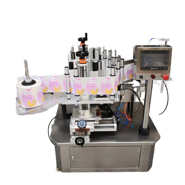 Automatic Double-Sided Laundry Detergent Labeling Machine Semi-Automatic Square Bottle Labeling Machinery