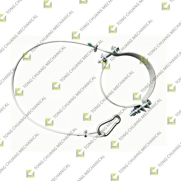 A810301010755 Safety Rope Buckle，Safety Cable Fastener，Lifting Safety Buckle，Mechanical Safety Snap Hook，Concrete Machinery Safety Buckle，Fixed Safety Rope Clasp，Heavy-duty Safety Fastener