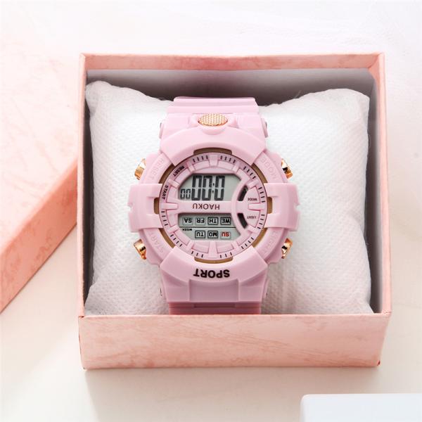 25.5cm Silicone Led Digital Sports Electronic Wristwatch OEM Available