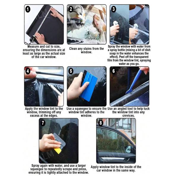 Dark Nano Ceramic Window Film For Car Privacy Protection 152cmx30m Wholesale