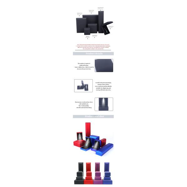 Custom Logo Jewelry Packaging Box Hanhong Velvet Stud Earrings Necklace Bracelet Box