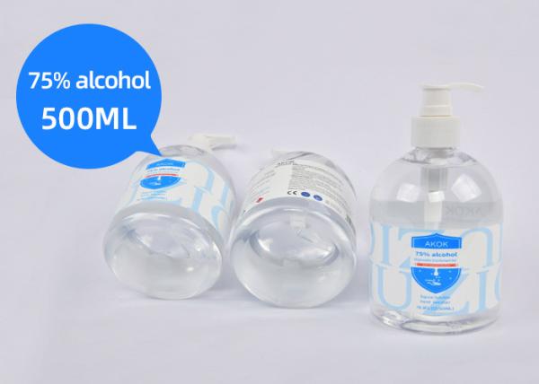 Medical Type Alcohol Hand Sanitizers Big Bottle Skin Friendly Basic Cleanning