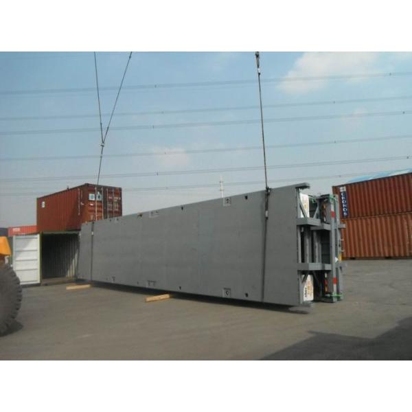 Long Distance Transportation 4 Axles Heavy Duty Flatbed Semi Trailer Truck and 12 Twist Locks