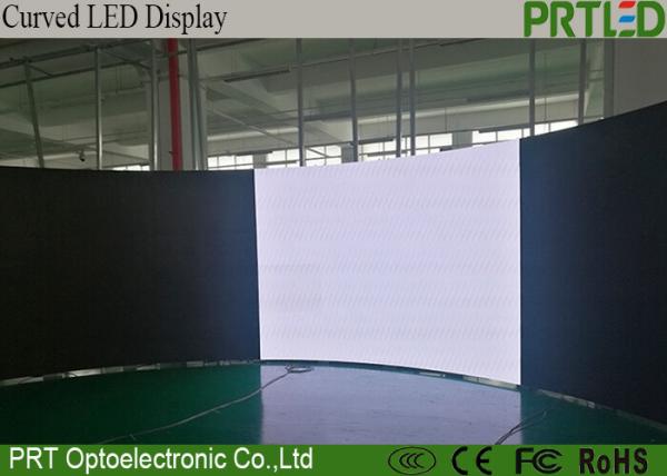 Indoor P2,P4 customized flexible LED screen for shopping mall,3d billboard curved