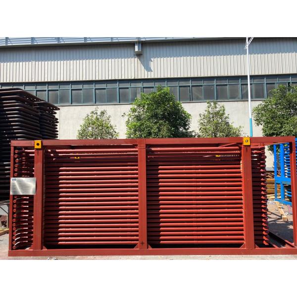 Waste Incineration Fossil Fuel Pendant Superheater Coil horizontal structure