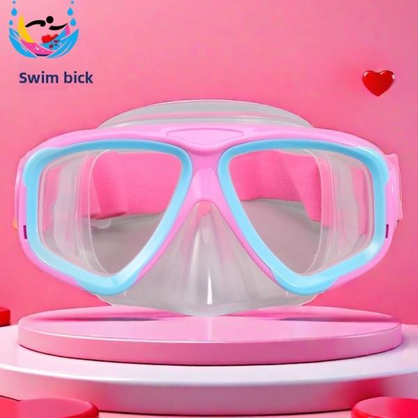 Pc Lenses Children Snorkeling Mask Anti Fog Cloth Headband Kids Diving Mask